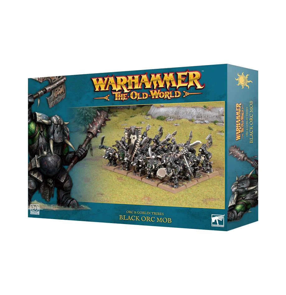 Warhammer The Old World Orc Goblin Tribes Black Orc Mob - Image 2