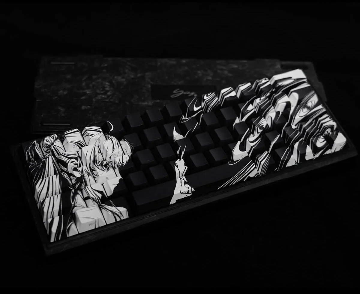 WLMOUSE Ying63 HE 8K Forged Carbon Fiber RGB Keyboard - Image 15