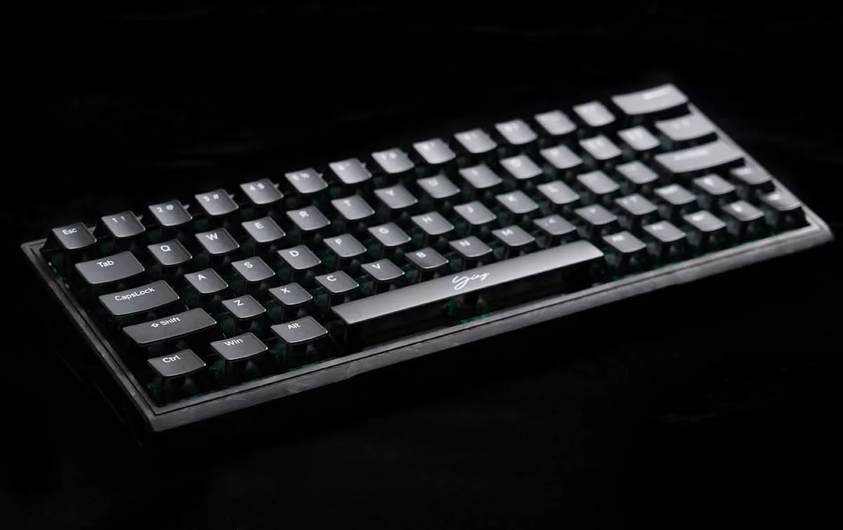WLMOUSE Ying63 HE 8K Forged Carbon Fiber RGB Keyboard - Image 9