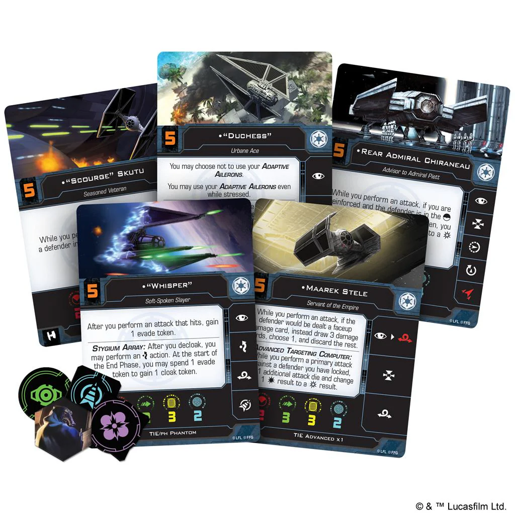 Star Wars X-Wing 2nd Ed Galactic Empire Conversion Kit - Image 4