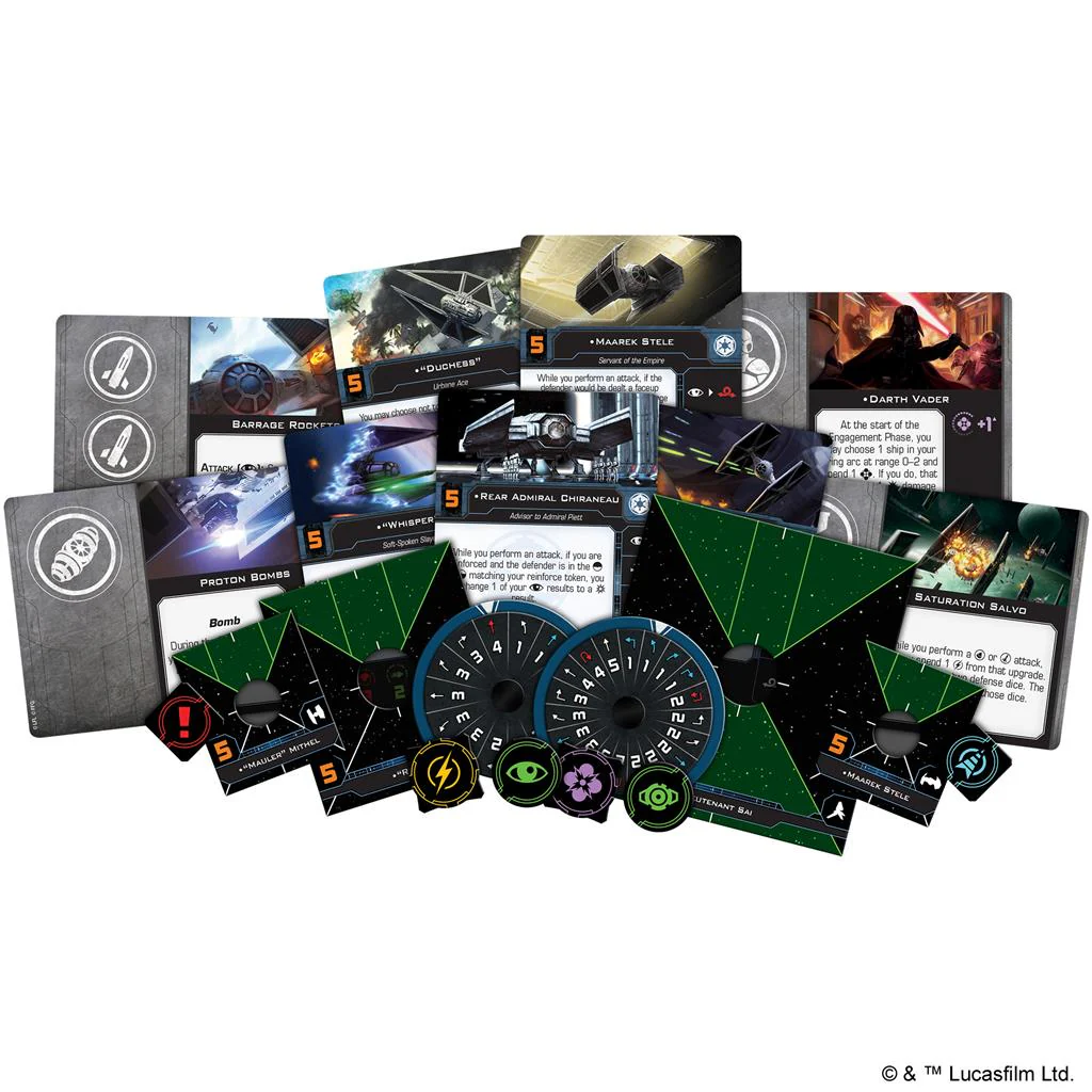 Star Wars X-Wing 2nd Ed Galactic Empire Conversion Kit - Image 5