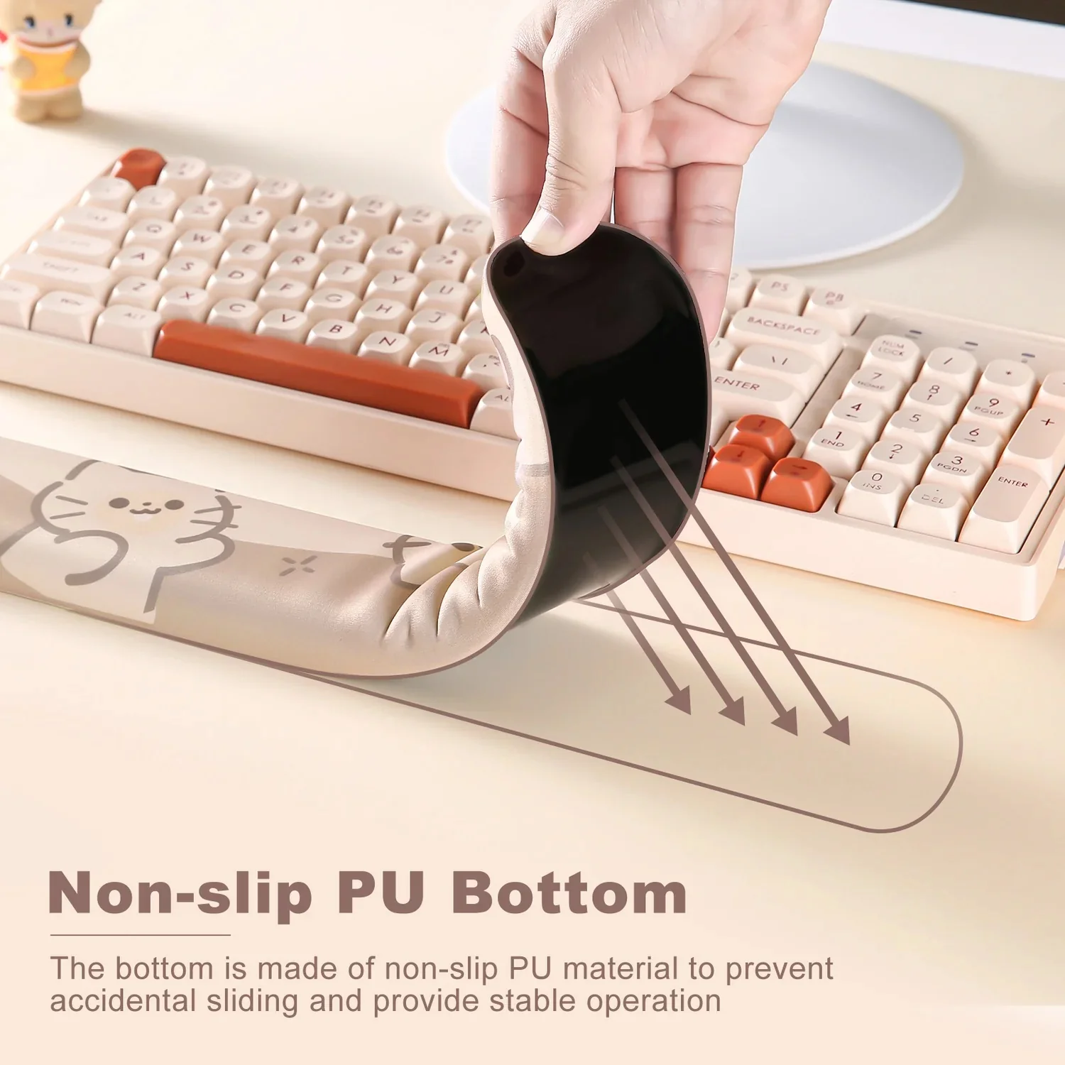 Yunzii Meow Meow Coffee Wrist Rest - Image 3