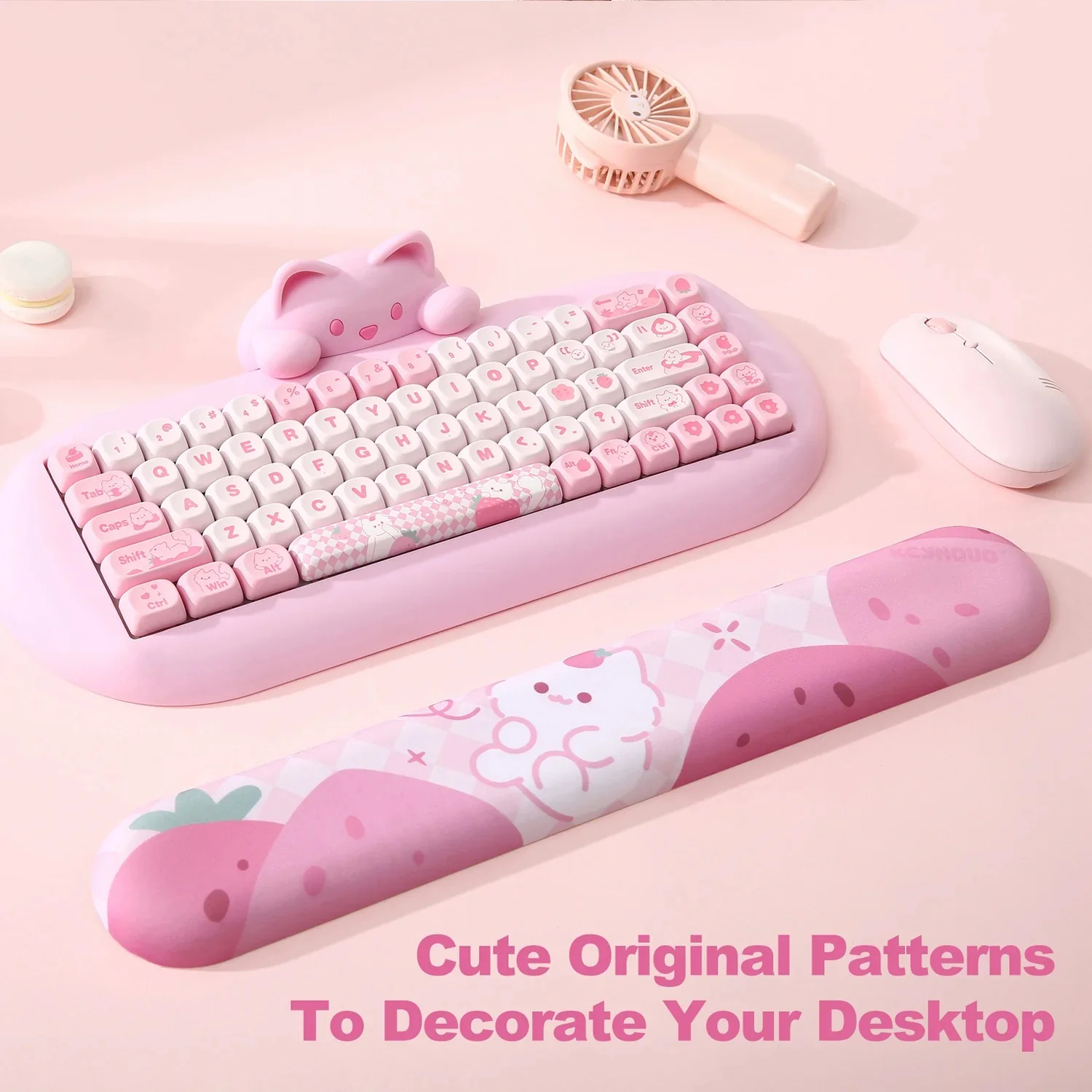 Yunzii Meow Meow Pink Wrist Rest - Image 2