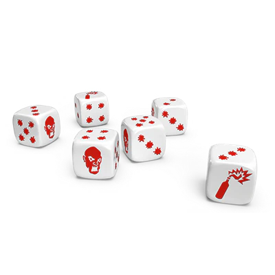 Zombicide: Black and White Dice Pack - Image 3